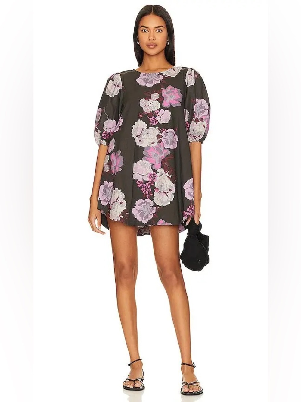 FREE PEOPLE
Maye Poplin Tunic In In Black Size L